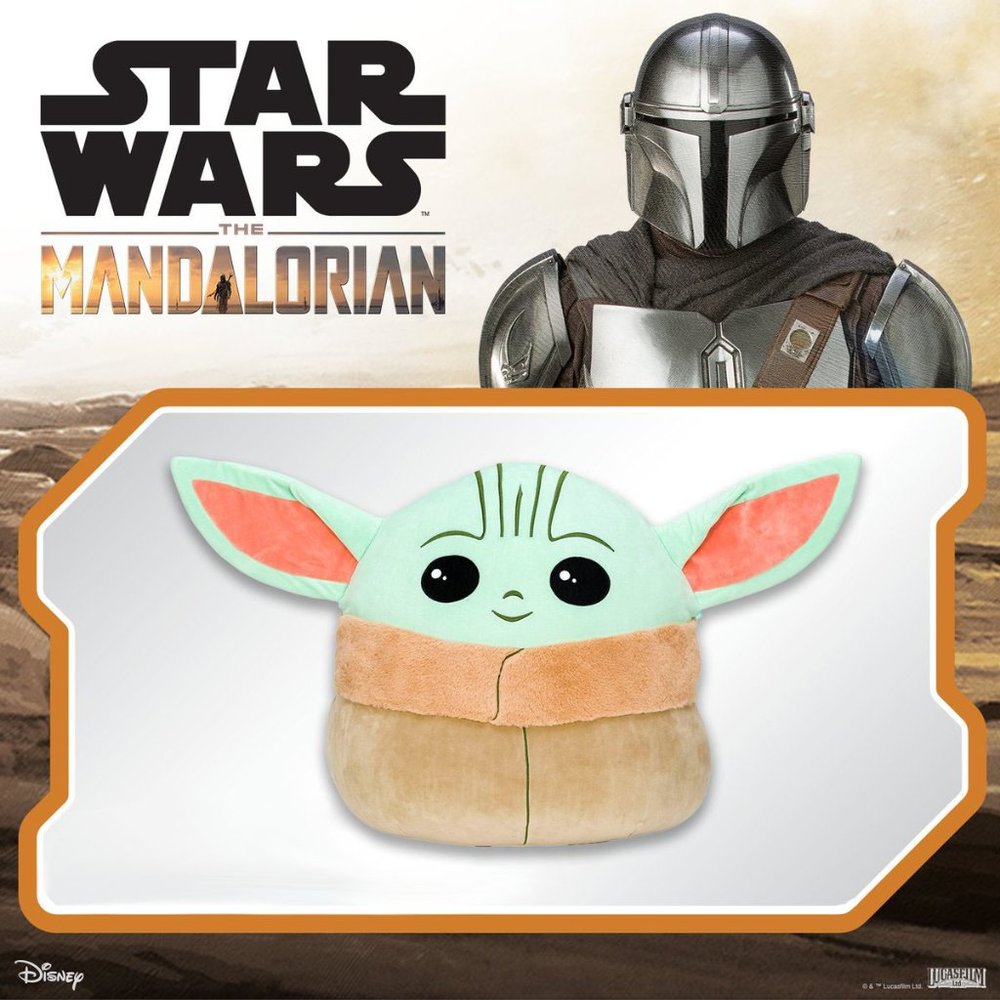 NWT Squishmallow Baby Yoda Child 20" Plush Squishy